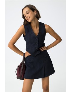 Chaleco Tiffosi Mana_C de tweed elegante