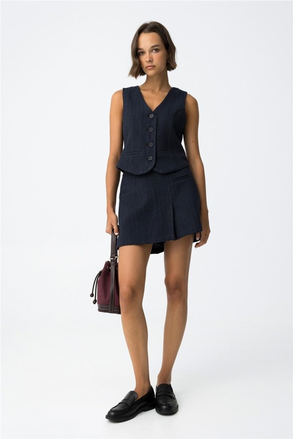 Chaleco Tiffosi Mana_C de tweed elegante