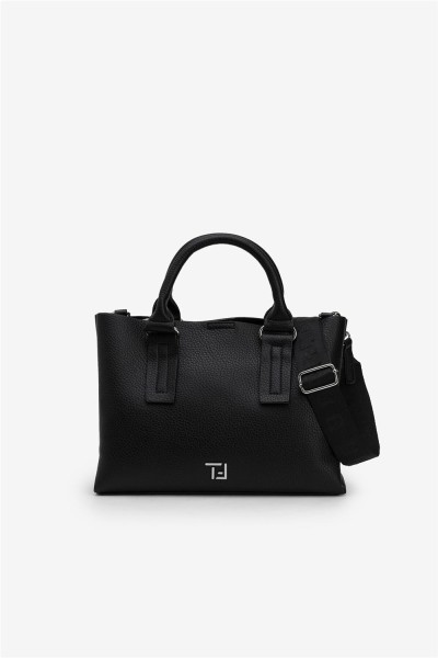 Bolso Tiffosi Tanisha tote mediano efecto piel