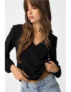 Blusa Tiffosi Kante_7 con espalda plisada
