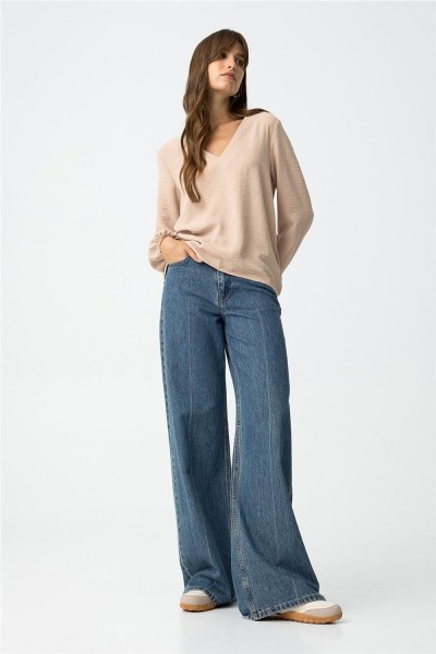 Blusa Tiffosi Kante_7 con espalda plisada