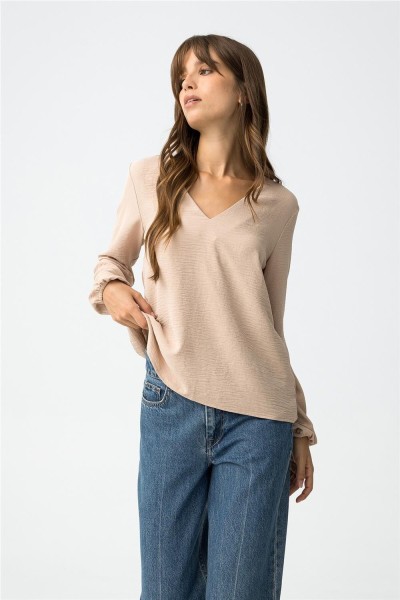 Blusa Tiffosi Kante_7 con espalda plisada