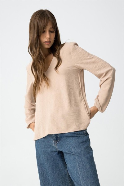 Blusa Tiffosi Kante_7 con espalda plisada