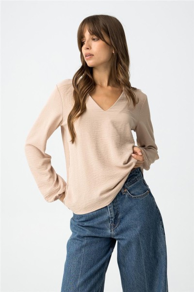 Blusa Tiffosi Kante_7 con espalda plisada