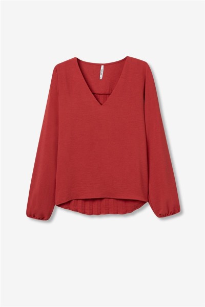 Blusa Tiffosi Kante_7 con espalda plisada