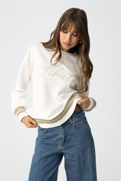 Sudadera Tiffosi Gandia bordado con hilo metálico