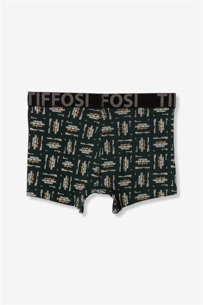 Boxers Tiffosi Farnight gráficos verde oscuro