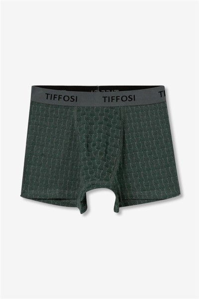 Boxers Tiffosi Fenrik verde oscuro texturizados