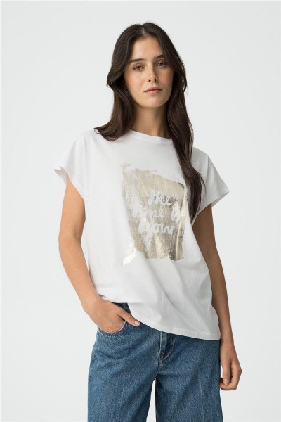 Camiseta Tiffosi Madrid_24 con estampado metalizado