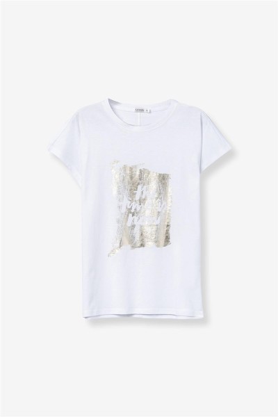 Camiseta Tiffosi Madrid_24 con estampado metalizado
