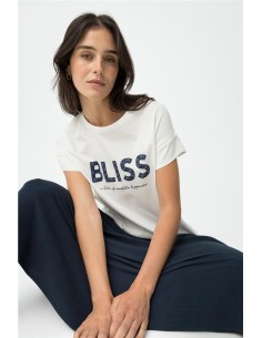 Camiseta Tiffosi Beppina estampada con detalles