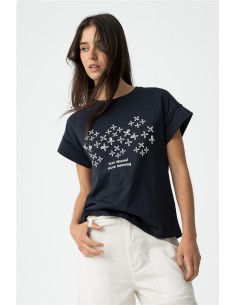 Camiseta Tiffosi Beppina estampada con detalles 2