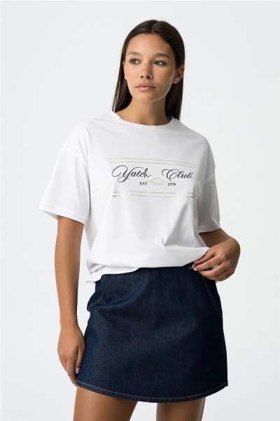 Camiseta Tiffosi Maizena_8 con estampado metalizado