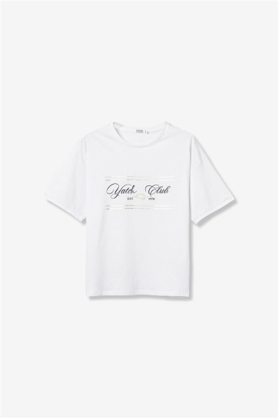 Camiseta Tiffosi Maizena_8 con estampado metalizado