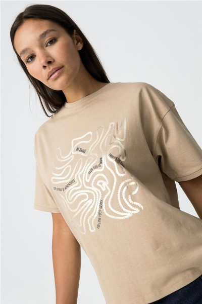 Camiseta Tiffosi Maizena_8 con estampado metalizado