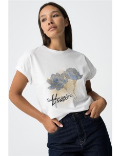 Camiseta Tiffosi Carmo_5 floral con mensaje
