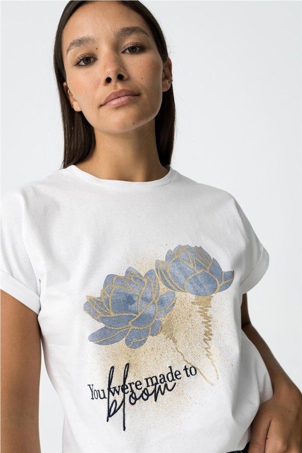 Camiseta Tiffosi Carmo_5 floral con...