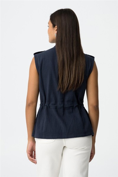 Chaleco Tiffosi Paprica con cordón