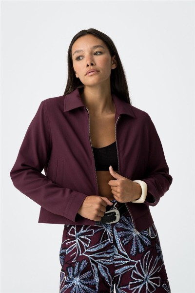 Chaqueta Tiffosi corta burdeos