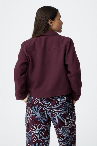 Chaqueta Tiffosi corta burdeos