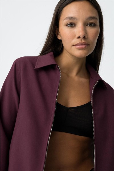 Chaqueta Tiffosi corta burdeos