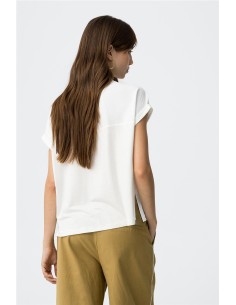Camiseta Tiffosi Updaty lisa con tejidos contraste 2