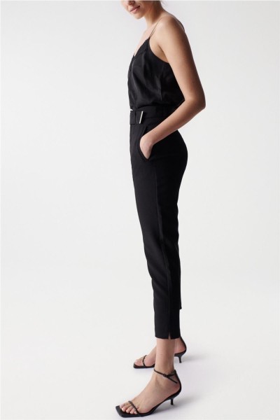Pantalón Salsa chino cropped slim