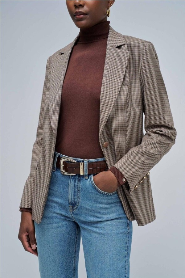 Cinturón Salsa de piel efecto cocodrilo