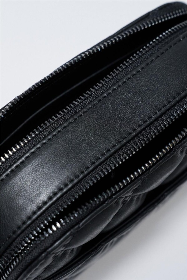 Bolso Salsa acolchado efecto piel