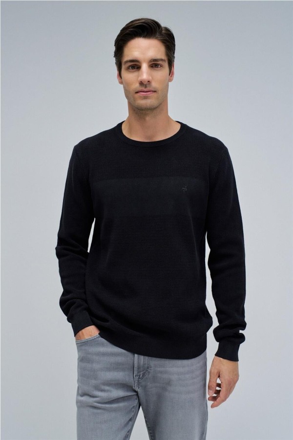 Jersey Salsa de punto con textura