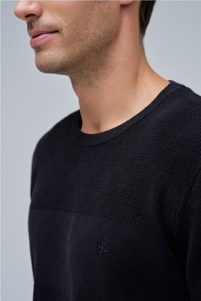 Jersey Salsa de punto con textura