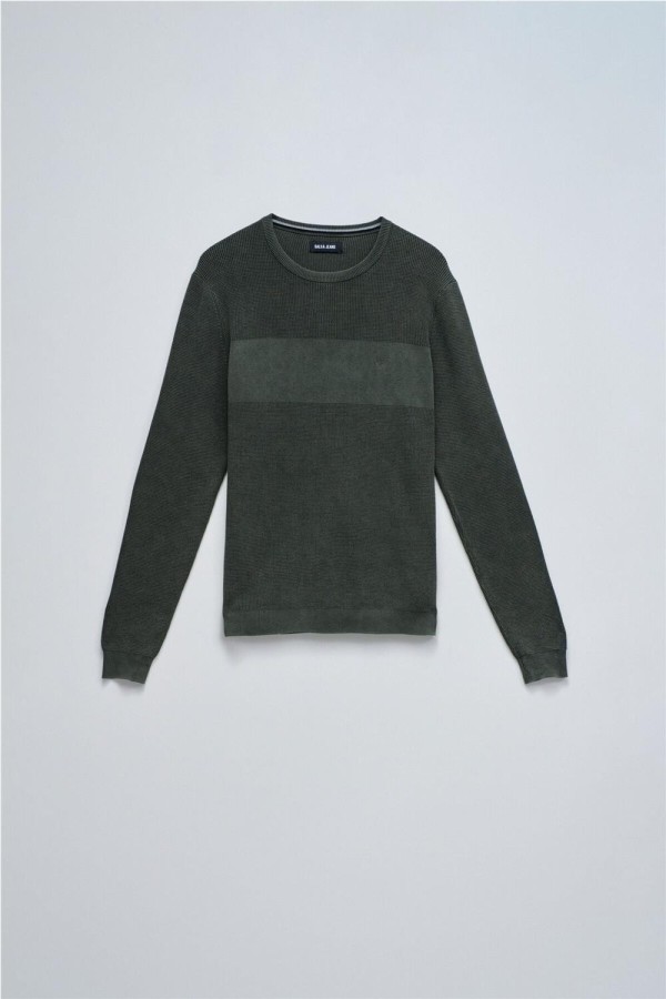 Jersey Salsa de punto con textura