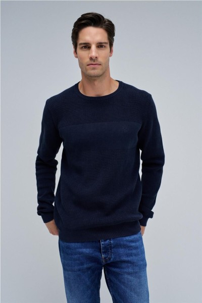 Jersey Salsa de punto con textura