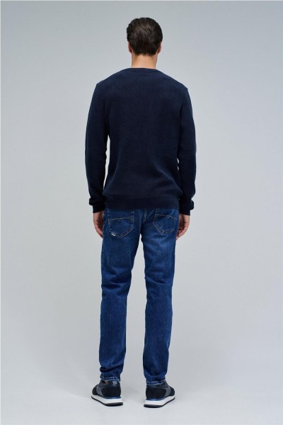 Jersey Salsa de punto con textura