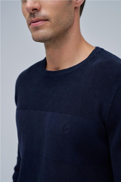 Jersey Salsa de punto con textura