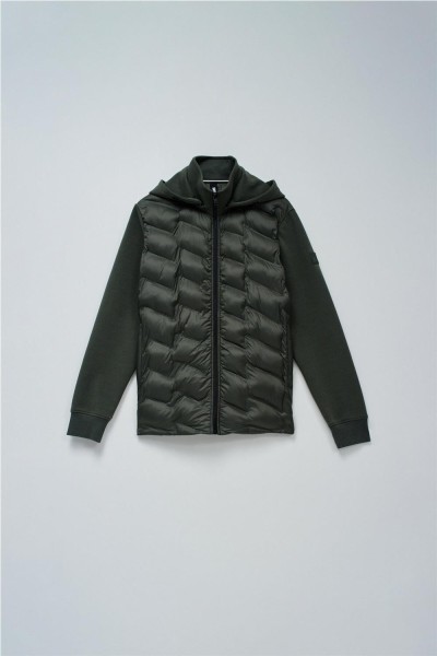 Chaqueta Salsa acolchada con mezcla de materiales