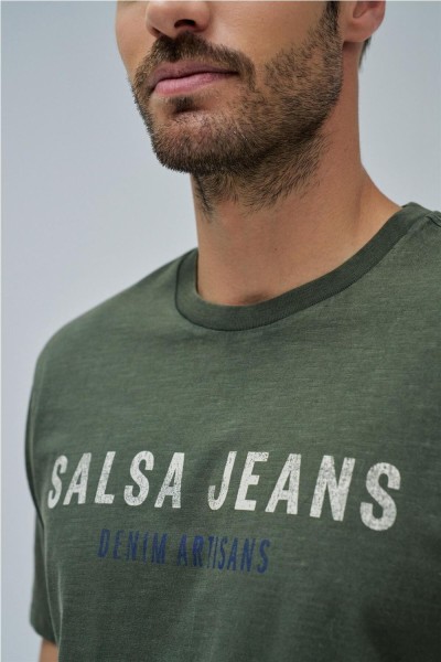 Camiseta Salsa con logo