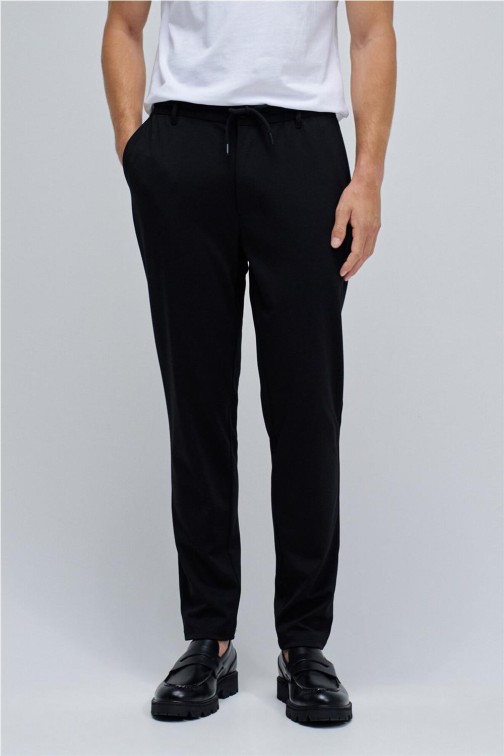 Pantalón Salsa jogger slim fit en tela