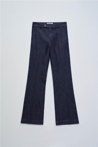 Pantalón Salsa chino flare en lightdenim