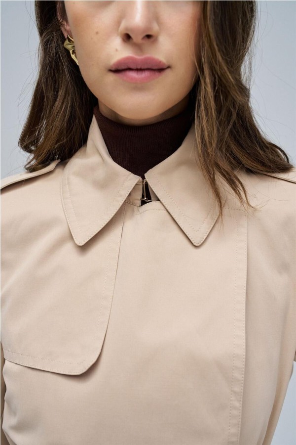 Gabardina Salsa con cinturón