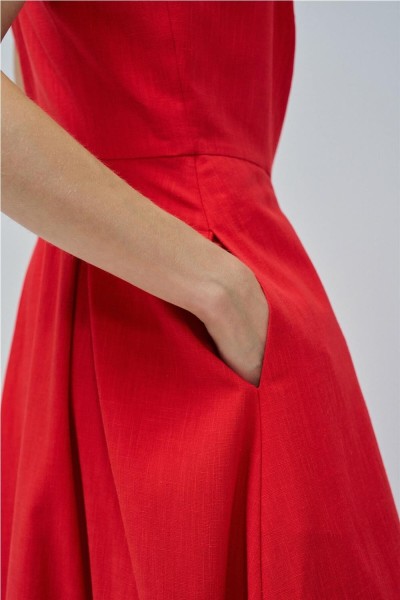 Vestido Salsa midi con botones