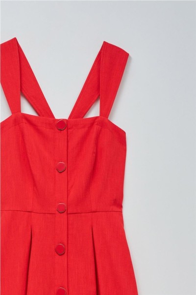 Vestido Salsa midi con botones