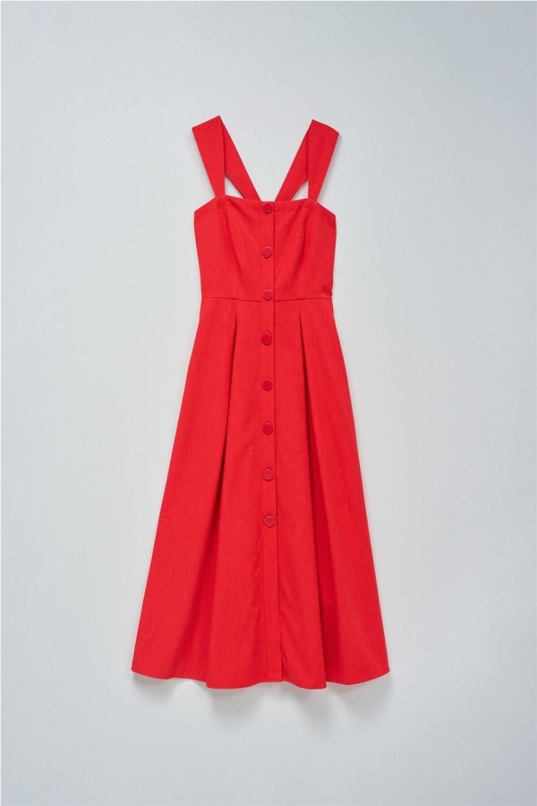 Vestido Salsa midi con botones