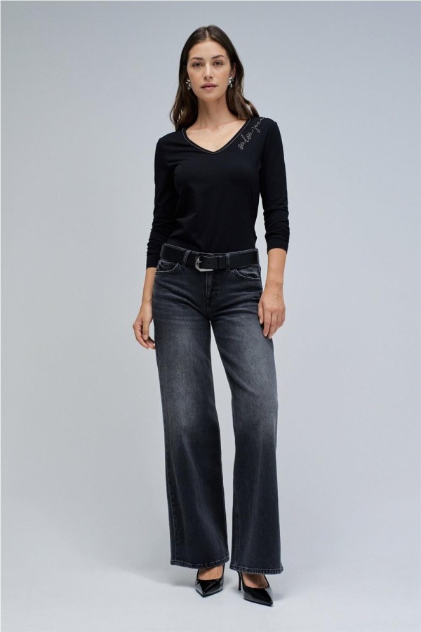 Camiseta Salsa de punto con logo