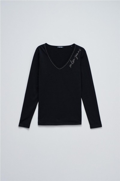 Camiseta Salsa de punto con logo