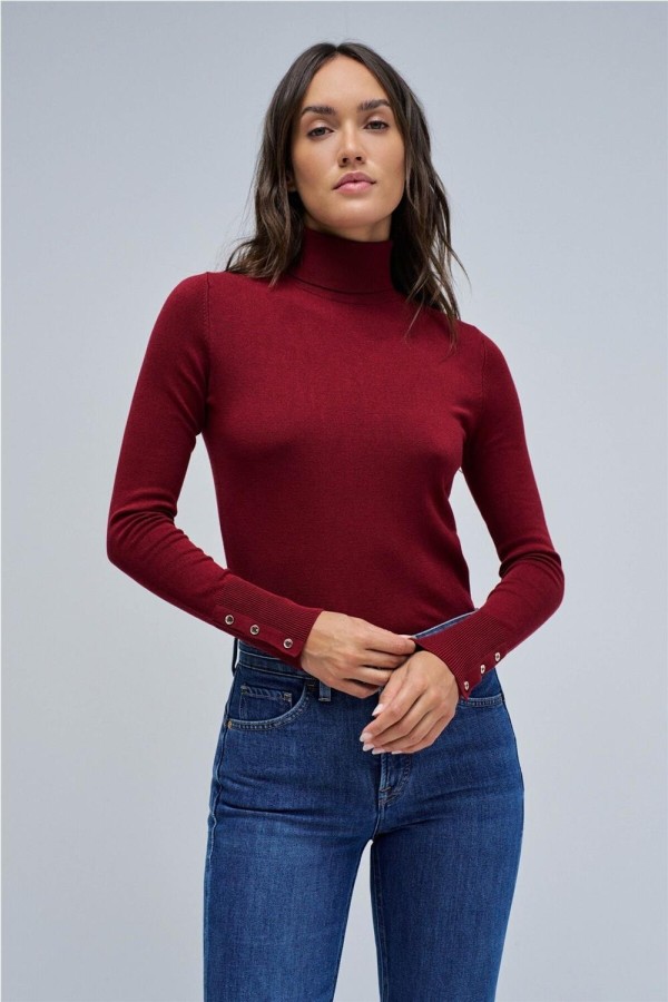 Jersey Salsa de cuello alto