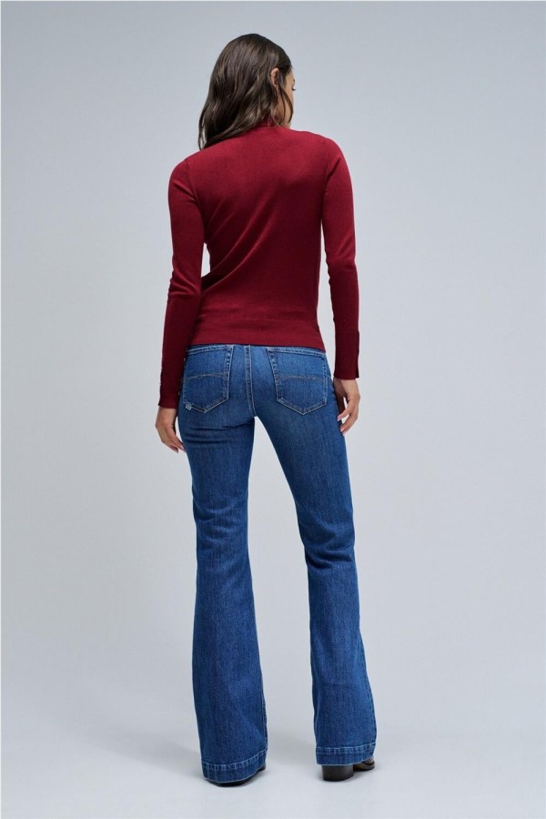 Jersey Salsa de cuello alto