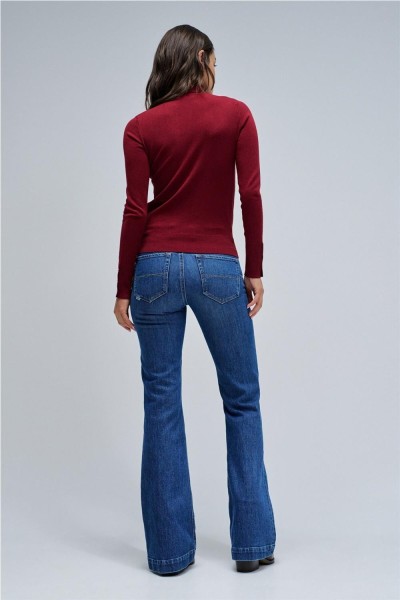 Jersey Salsa de cuello alto