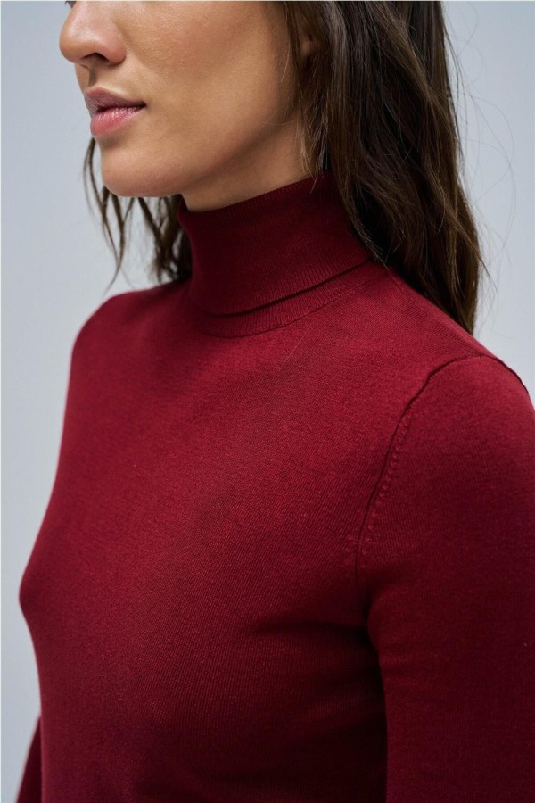 Jersey Salsa de cuello alto