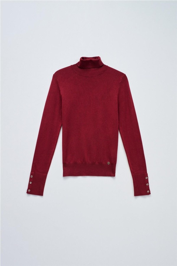 Jersey Salsa de cuello alto